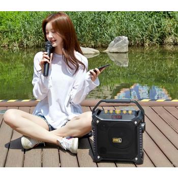 이동식 블루투스 노래방 앰프 스피커 버스킹 DJ 300W