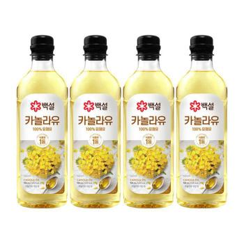백설 카놀라유 900ml 4개 (1세트)_CL (S41557045)