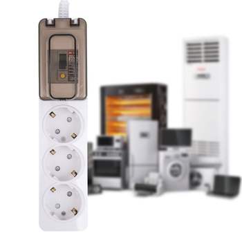 욕실근처차단형멀티콘센트 히터 과부하방지 여름 겨울 전자제품보호멀티탭 5M 멀티탭 고용량