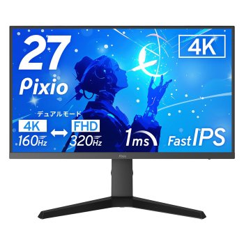 [해외] 픽시오 PX27U 프라임 네오 게이밍 모니터 27인치 4K 160Hz FHD 320Hz IPS 블