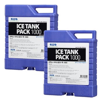 코멕스 아이스탱크 팩 블루 1L(1000cc) X 2개