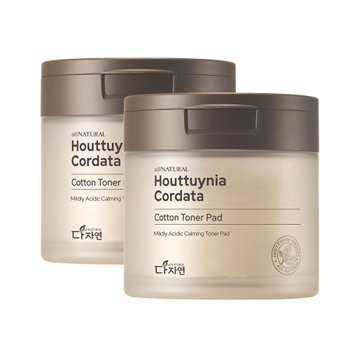 다자연 어성초 목화솜 스킨 토너 패드 80매 1+1