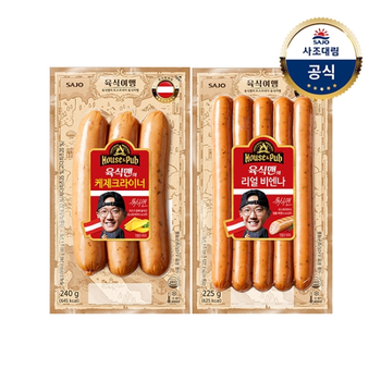 [대림냉장] 하우스N펍 케제크라이너 240g x 1개 + 리얼비엔나 225g x 1개