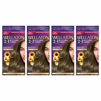 [해외] WELLA 웰라톤 크림 염색약 9GM 프리티 베리 라이트 매트 브라운 4팩