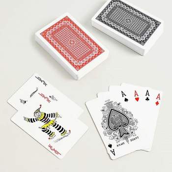 포커 카드 2개입 케이스포함 카지노 마술 바둑이 놀이 코팅 홀덤