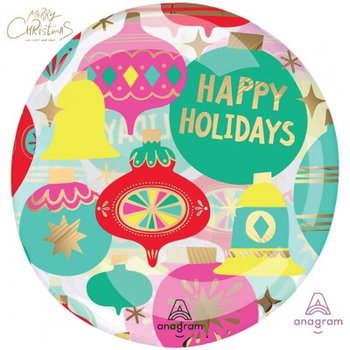 Anagram 은박 풍선 크리스마스 옹브레 클리어즈 오너먼트 45cm