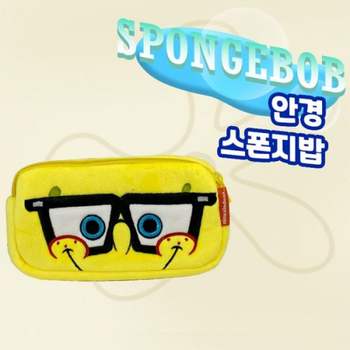 지갑 뚱이 반지갑 여성 지퍼지갑 반짝스폰지밥 가방형 마틀라세