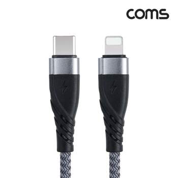 C to iOS 8Pin 케이블 C타입 8핀 PD 27W 그레이 1M 네트웍용품 전산용품 컴퓨터용품 데이터용품