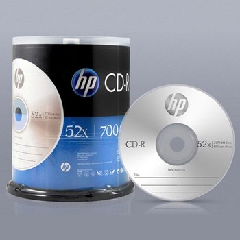 고품질 HP Media CD-R 52x 700MB (100p 케익 케이스) CDRW WFIY7EC
