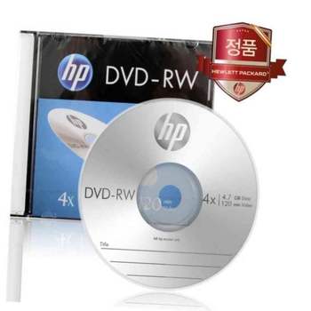DVD-RW 4X 4.7GB 120min 10갑 공시디