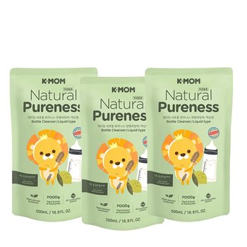 마더케이 젖병이유식기 세정제액상 리필 500ml 3개