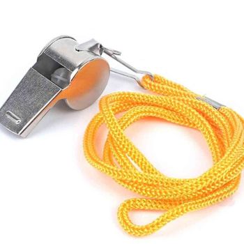 메탈 호루라기 휴대용호루라기 심판용휘슬 목걸이호루라기 축구호루라기 호신용휘슬