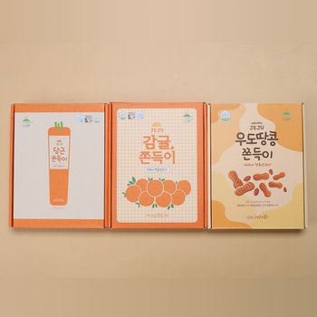 1+1 제주 우도땅콩 감귤 당근 쫀드기 쫀득이 여행선물 답례품 캠핑간식