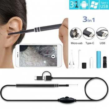 LED귀이개내시경 NFT754J5 스마트폰카메라내시경 LED 스마트폰연결카메라
