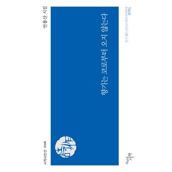 향기는 코로부터 오지 않는다 안용산 시집