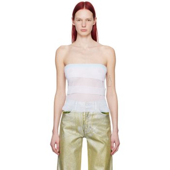 [해외] 에크하우스 라타 블루 & 화이트 알토 튜브탑 8073-EL-SS24-M