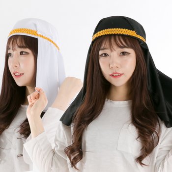 파티쇼 아랍 히잡 모자 파티 이벤트 이집트 의상 코스프레 공연 분장