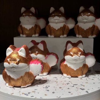 러쉬 리미티드 시바견 배쓰밤 갈색 80g