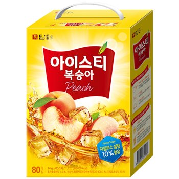 담터 복숭아 아이스티 80T