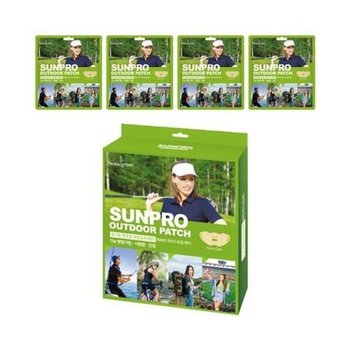 [MENOEE61_53DW]썬프로 아웃도어 자외선 귀걸이형 4매입