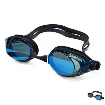 수영수경 물안경 아동 노패킹 미러 안티포그 후그 성인용 키즈 도수수경 1501 블랙블루 아라칸아