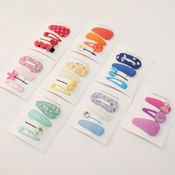 채니봉봉 레인보우 컬렉션 8종 유아 헤어핀세트