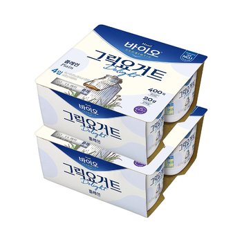 매일 바이오 그릭요거트 딜라이트 플레인 80g 8개입