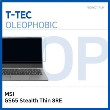 고품질 MSI GS65 Stealth Thin 8RE 올레포빅 필름 올레포빅 OP 지문방지 W2...