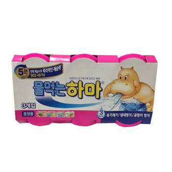 옥시 KF04FO98 <b>물</b><b>먹는</b> <b>하마</b> 3개입 옷장용