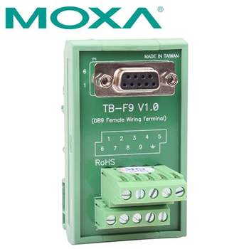MOXA NJ29WT92 TB-F9 DB9 Female to 터미널 블록 젠더