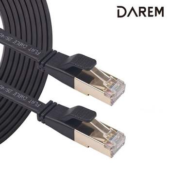 할인 CAT8 40Gbp 랜선 랜케이블 이중차폐 5M 인터넷선 기가 플랫 컴퓨터 노트북