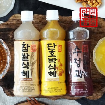 [바로배송]안동김유조 전통 찹쌀식혜 단호박식혜 수정과 골라담기 460ml