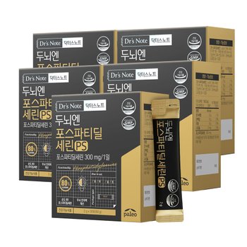 팔레오 닥터스노트 두뇌엔 포스파티딜세린 PS 2g 30포 5박스 5개월분