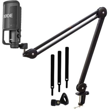 [해외] 독일 로데 마이크 방송용 Rode NT-USB Microphone Keepdrum MS138 Arm Tripod 1565489