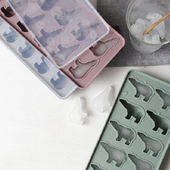 1+1 실리콘 얼음트레이 북극곰10구 (총2개출고)[34474709]