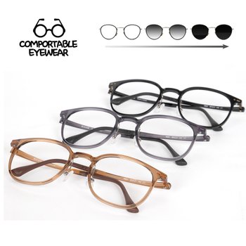 국산 초경량 뿔테안경 /변색선글라스.블루라이트차단렌즈자외선차단 99%눈보호게임 학생안경