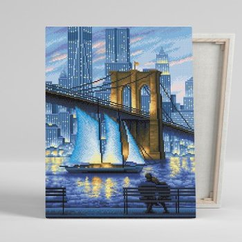 아이러브페인팅 DIY캔버스형 보석십자수 40x50cm 브루클린의 연인