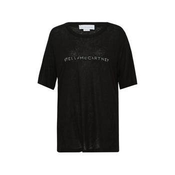 비즈 장식 로고 티셔츠 151549553