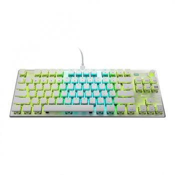 [해외] ROCCAT USB-C VULCAN TKL Pro 영어 배열 조용한 리니어(옵티컬) 텐키리스 화이트