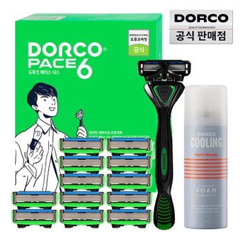 페이스6 면도기획세트 2호(면도기+날 총13입+74ml폼)