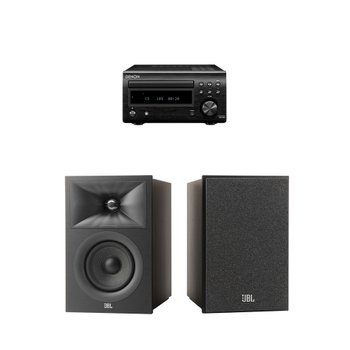 데논 RCD-M41+ JBL STAGE2 240B 하이파이 오디오 앰프 스피커
