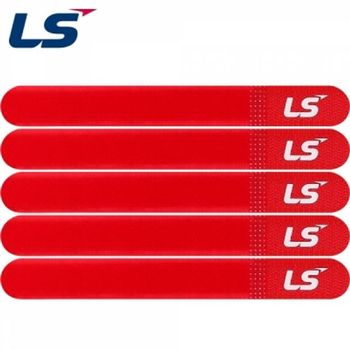LS전선 심플 찍찍이 케이블 타이 (레드) LS-VCR-CT-RD-180
