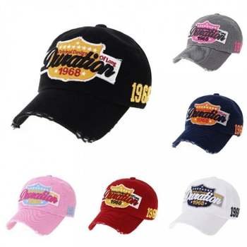 빈티지 여성 캡 모자 스포츠 용산