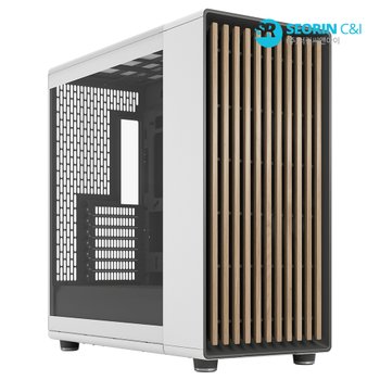 [서린공식] 프렉탈디자인 North XL RC 강화유리 (초크 화이트)