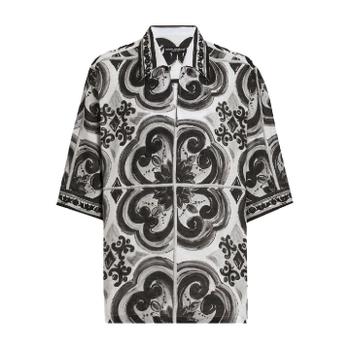25 FW 돌체앤가바나 마졸리카 프린트 셔츠 G5GJ8TFP4M8 TP444954404