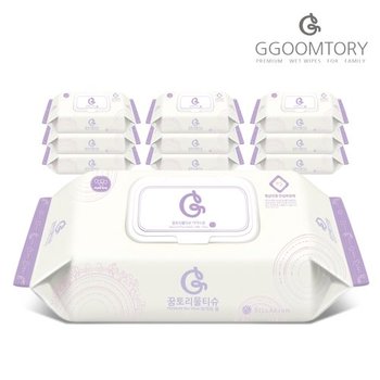 꿈토리 아가의 드림 엠보싱 캡형5+5팩/총10팩 75평량 60매