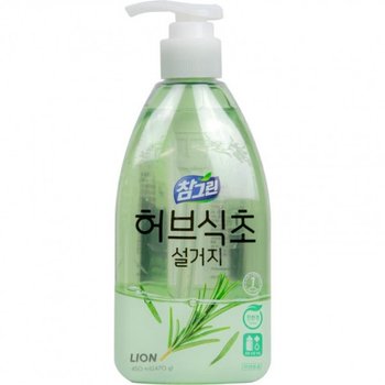 라이온 VUOX5399 참그린 허브식초설거지 용기 470g