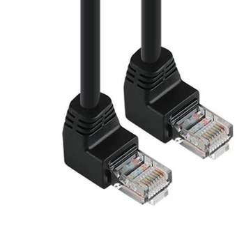 랜 605XXY90 케이블 랜선 인터넷선 위쪽꺾임 KW CAT.5E UTP 15m