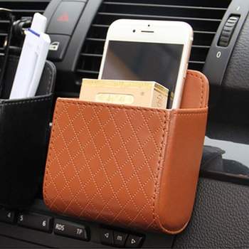 자동차용 LM91JC77 가죽 미니 수납 포켓 3개 세트 차량용 정리 거치대