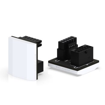PCI-E 5.0 커넥터 180도 연장 역방향 화이트
